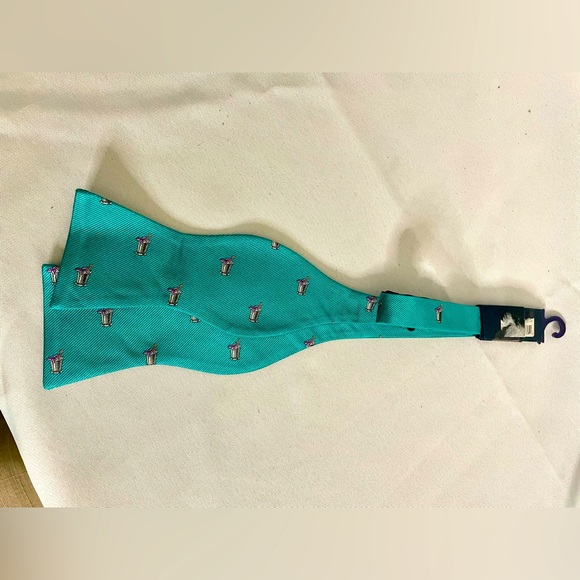 Tommy Hilfiger Other - NWT Tommy Hilfiger Kentucky Derby Bow Tie Teal or Turquoise Mint Julep Cups